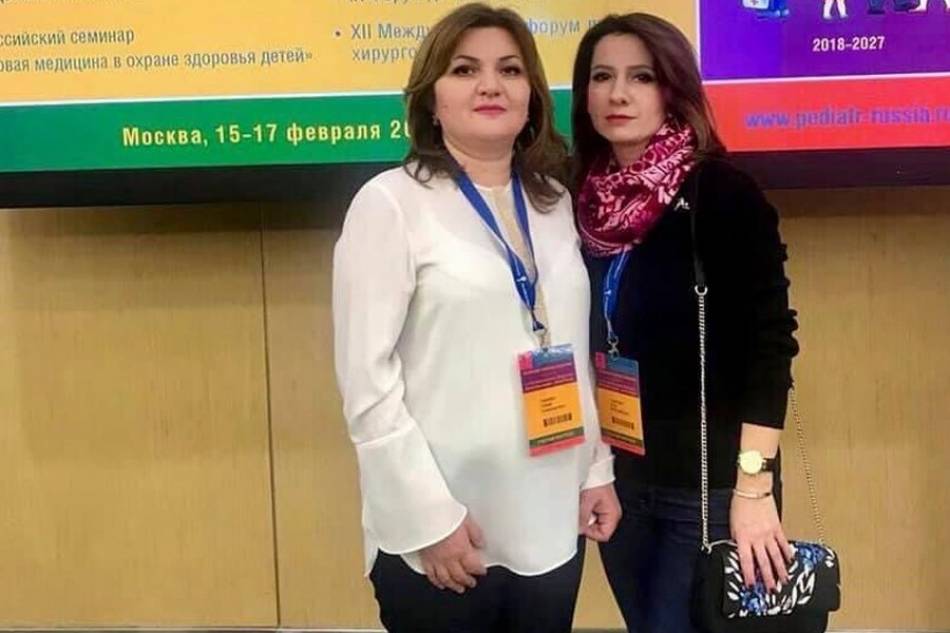 Dos.  U.K.Hacıyeva və dos. L.Ə.Hidayətova Pediatrların Beynəlxalq konqresi , 2019 Moskva